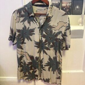 Allsaints Zapata Shirt Hawaiian Viscose Medium